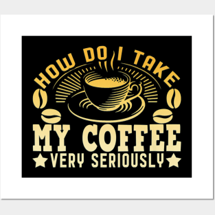 Sorry For What I Said Before Coffee Funny Coffee Lover Gift Posters and Art